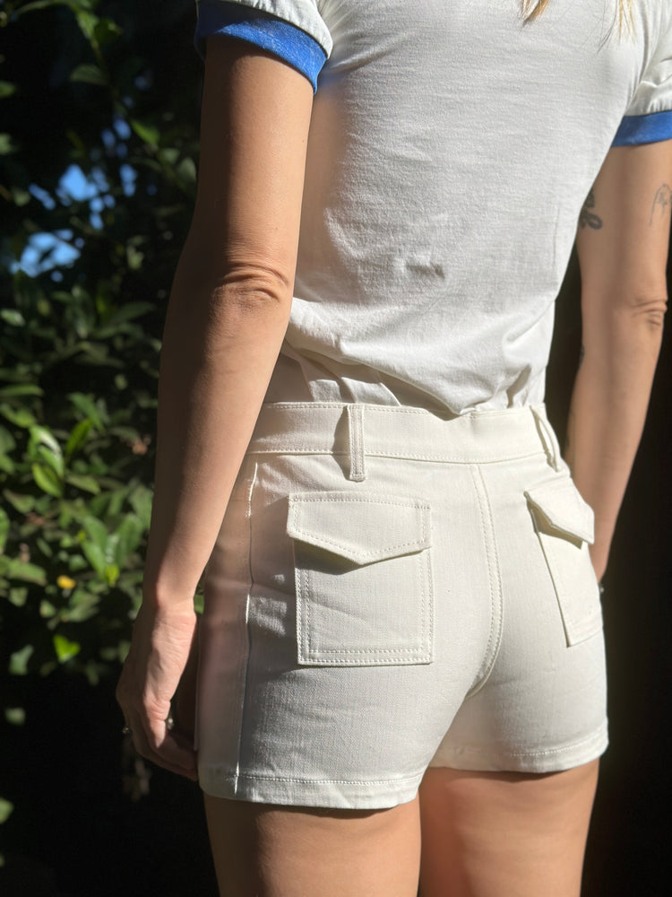 
                  
                    Bardot short
                  
                