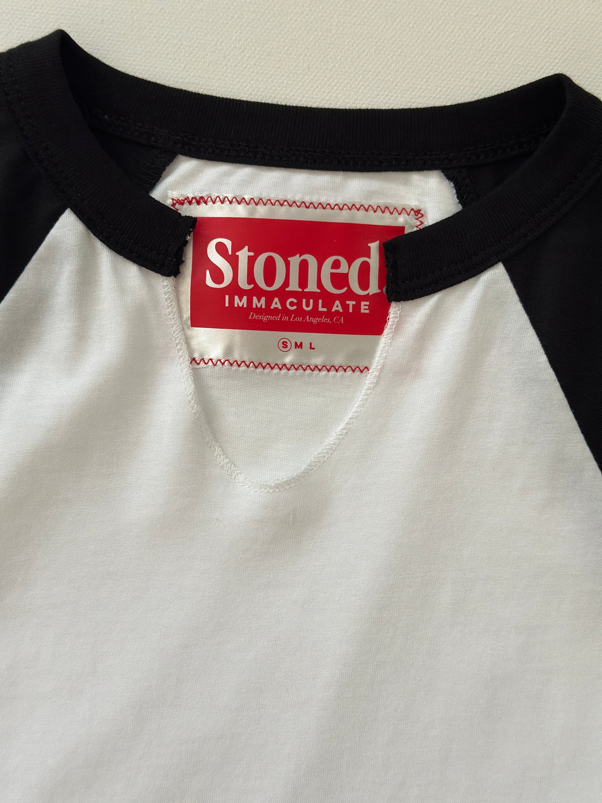 Stoned Raglan s/s black
