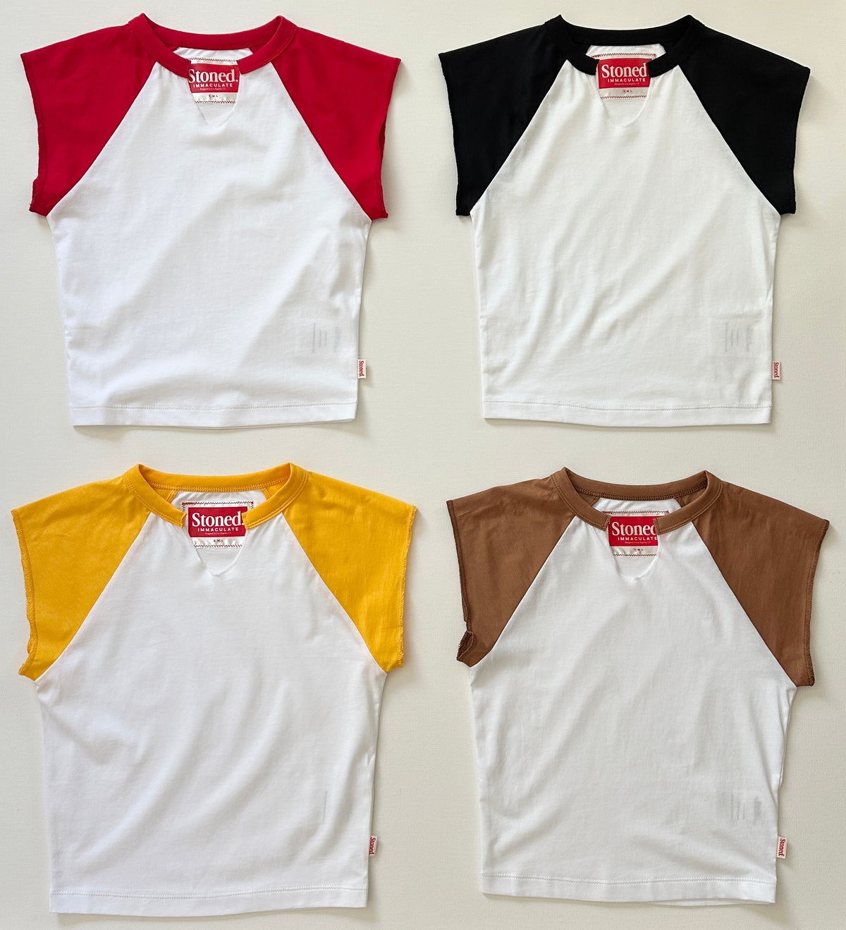 Stoned Raglan s/s sunshine