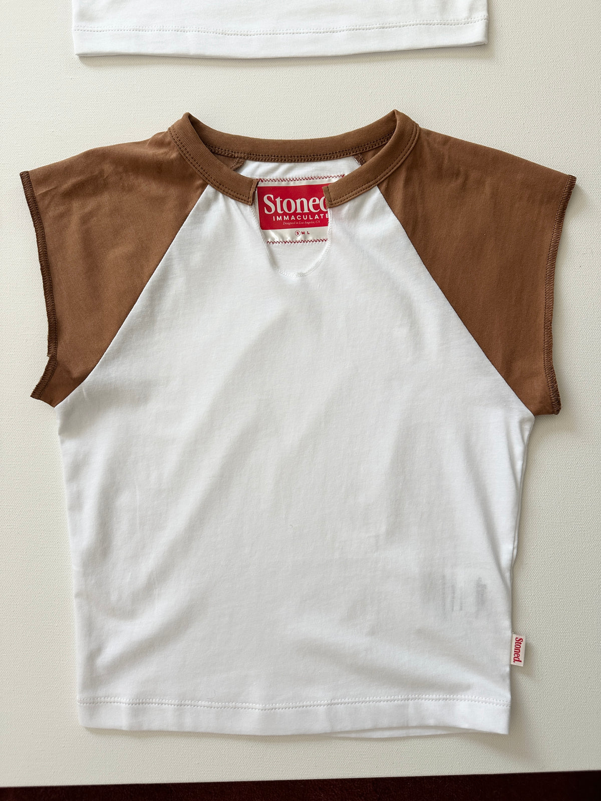 Stoned Raglan s/s 70's brown