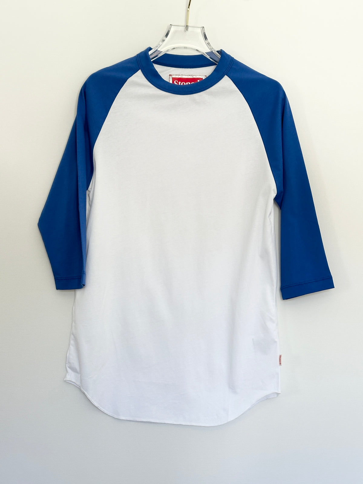 Stoned Raglan in 70's blue