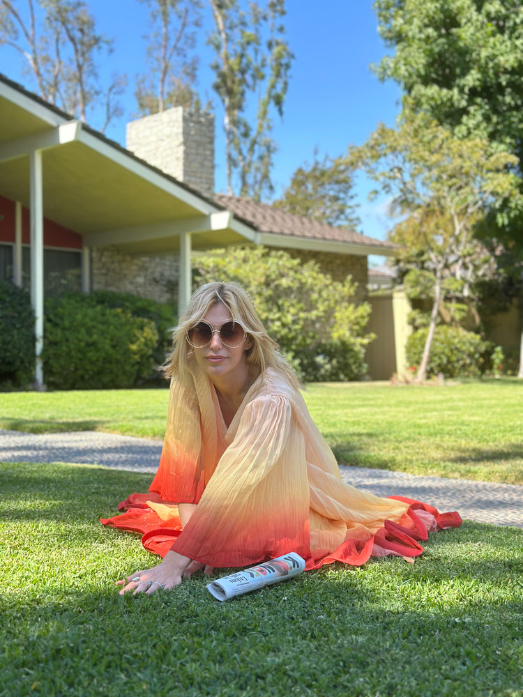 
                  
                    Orange Sunshine LSD kaftan
                  
                
