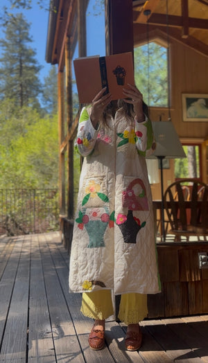 
                  
                    Garden Party quilted coat
                  
                