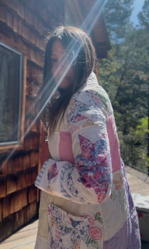 
                  
                    Wildflowers quilted jacket
                  
                