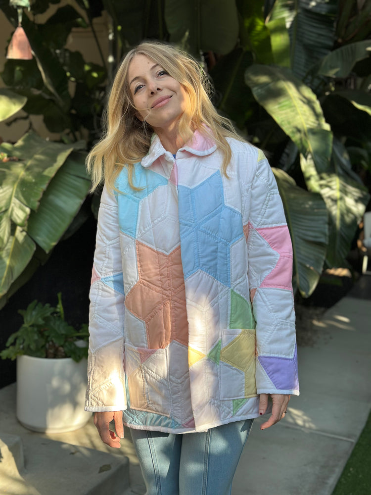 
                  
                    Rainbow Bright Quilted Coat
                  
                