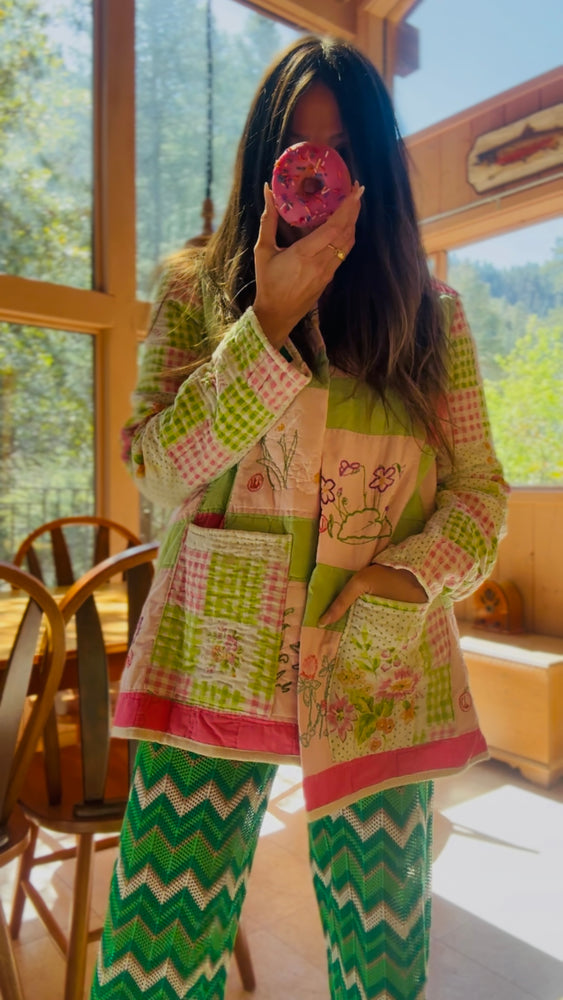 
                  
                    Flower People quilted jacket
                  
                