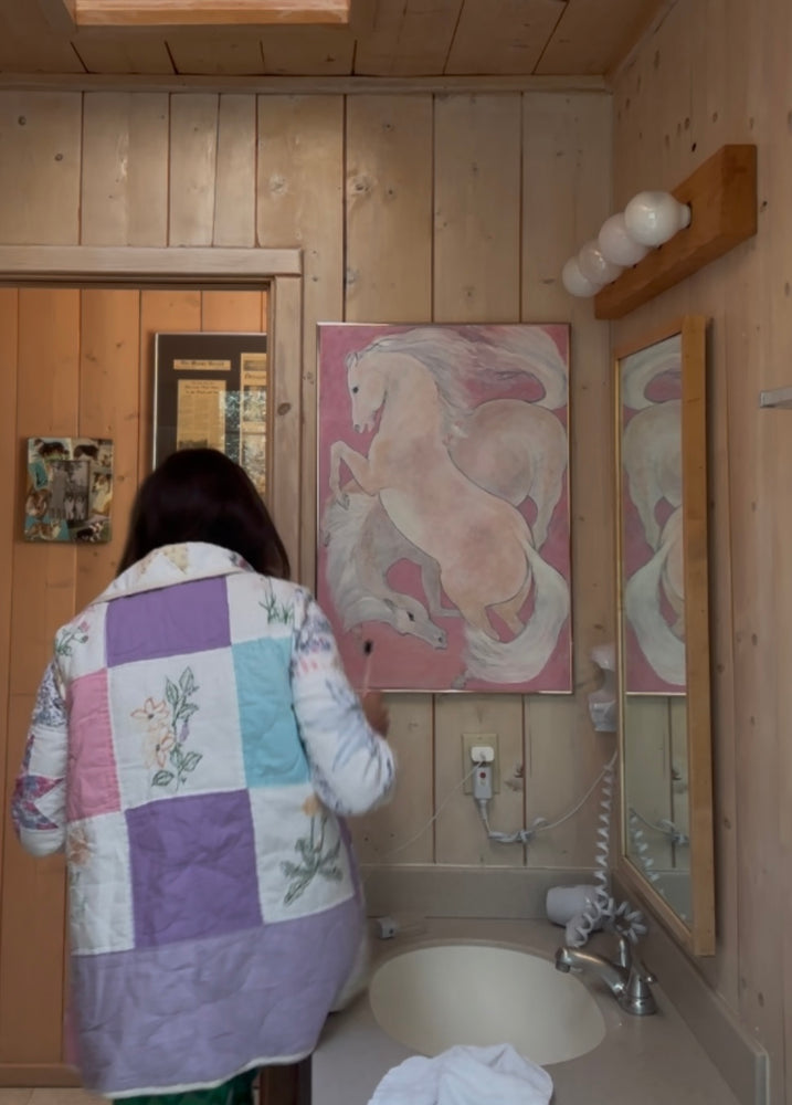 
                  
                    Wildflowers quilted jacket
                  
                