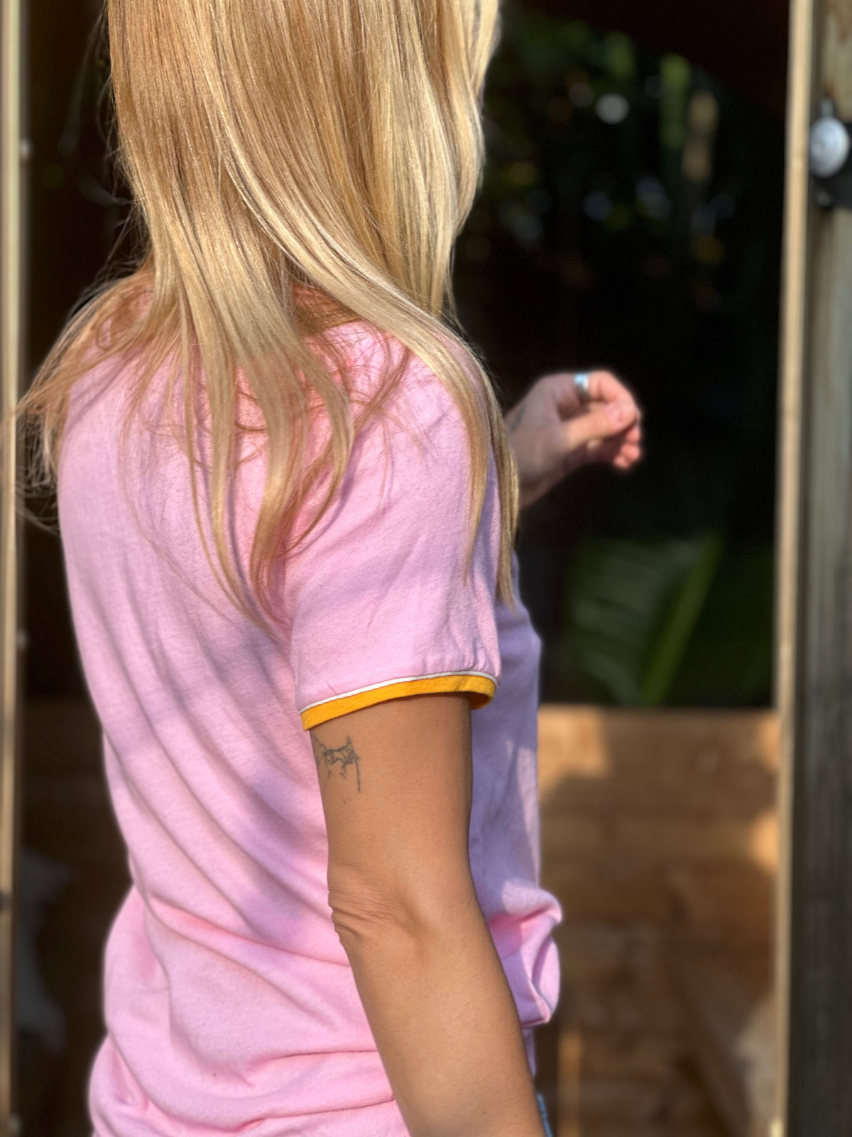 Venice tee in cotton candy