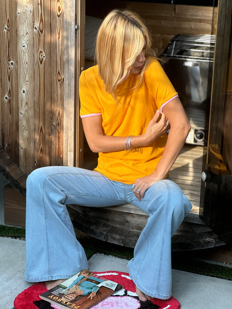 
                  
                    Venice tee in sherbet
                  
                