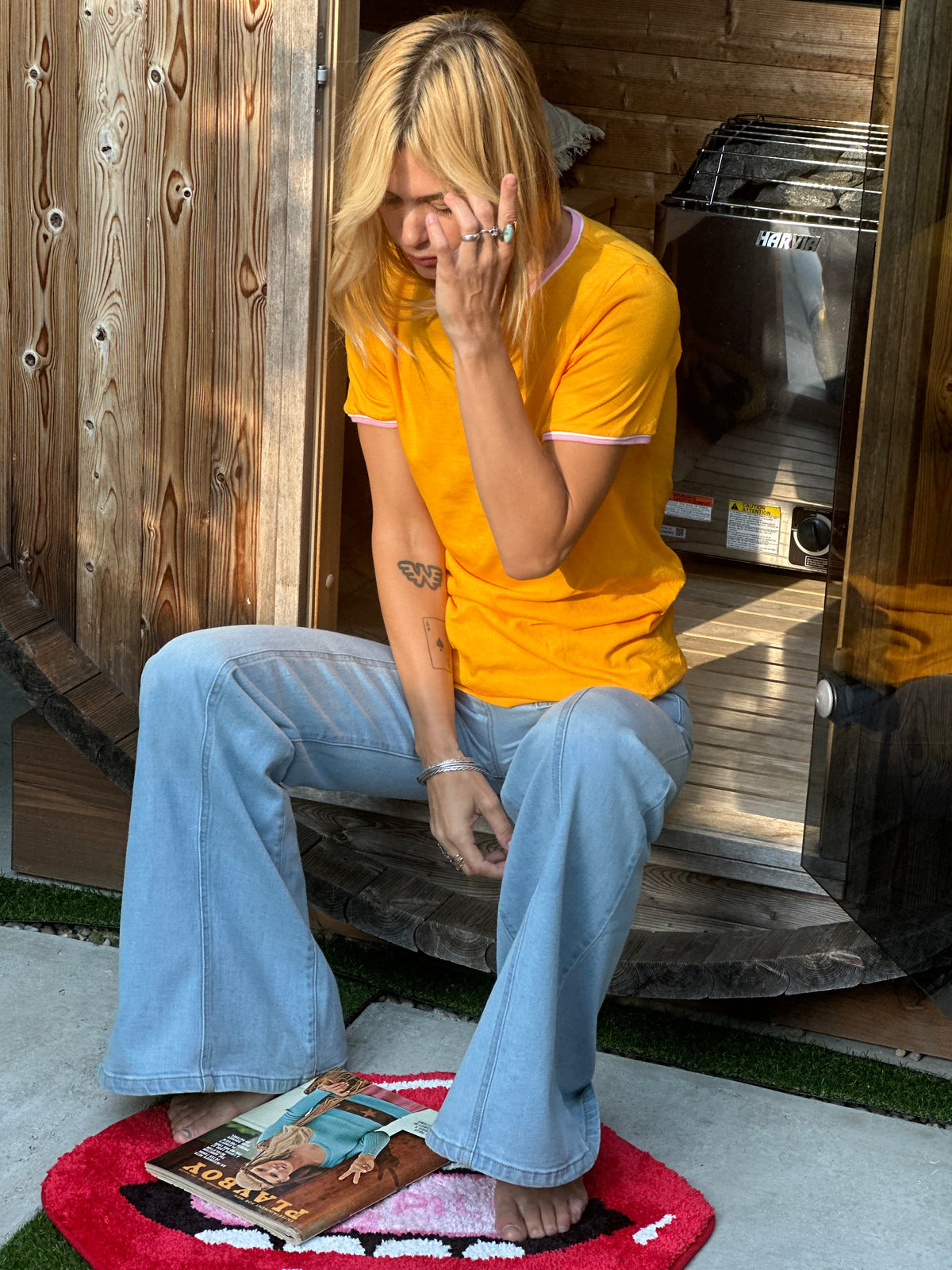 Venice tee in sherbet