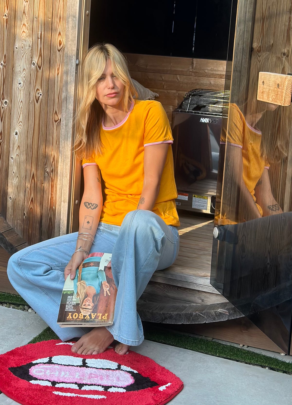 Venice tee in sherbet