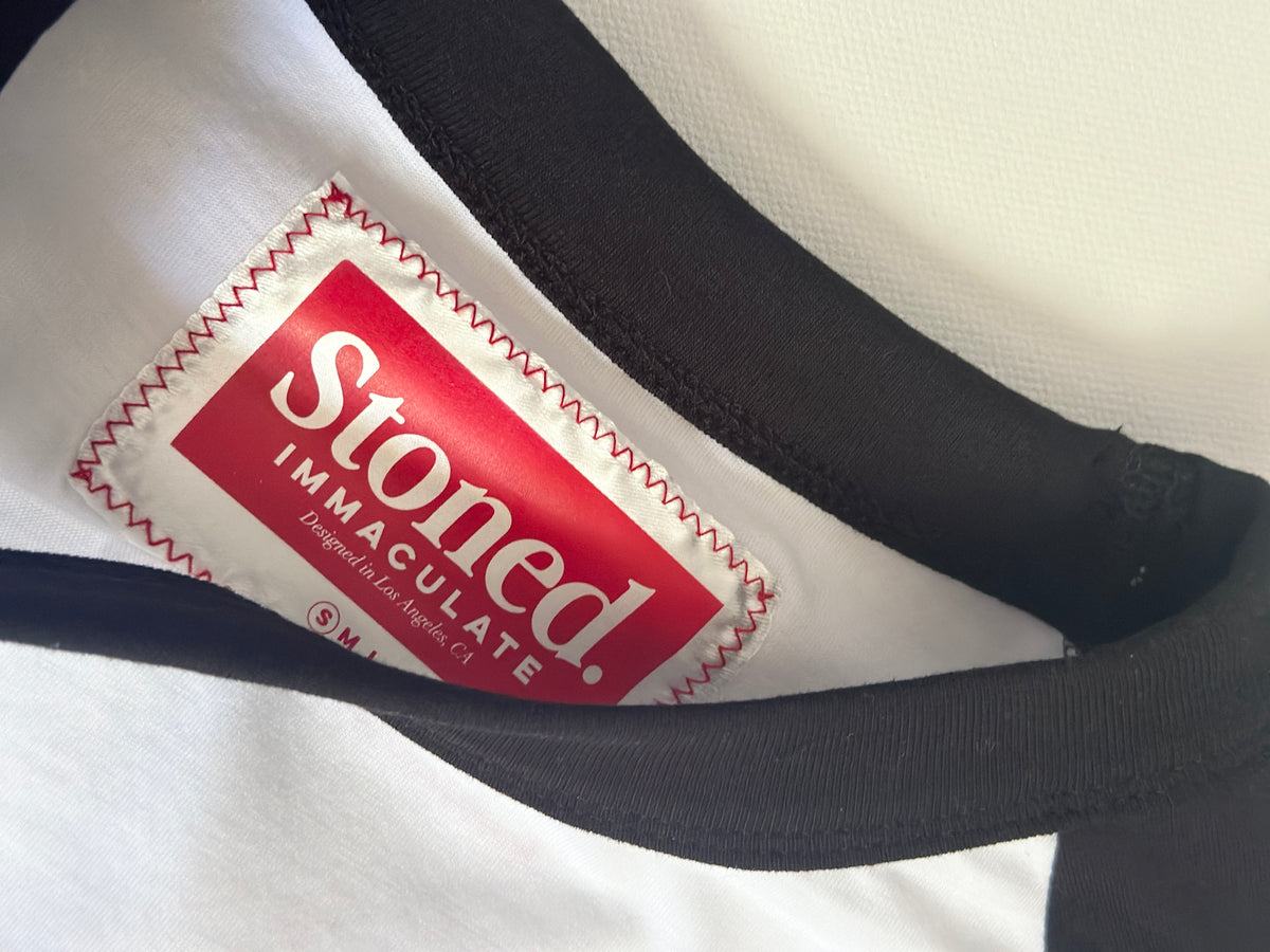 Stoned Raglan in black