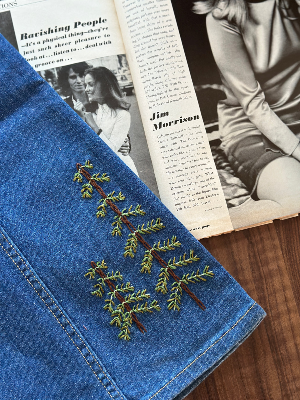 Tree Hugger Sun Jean (one of a kind sz 26)