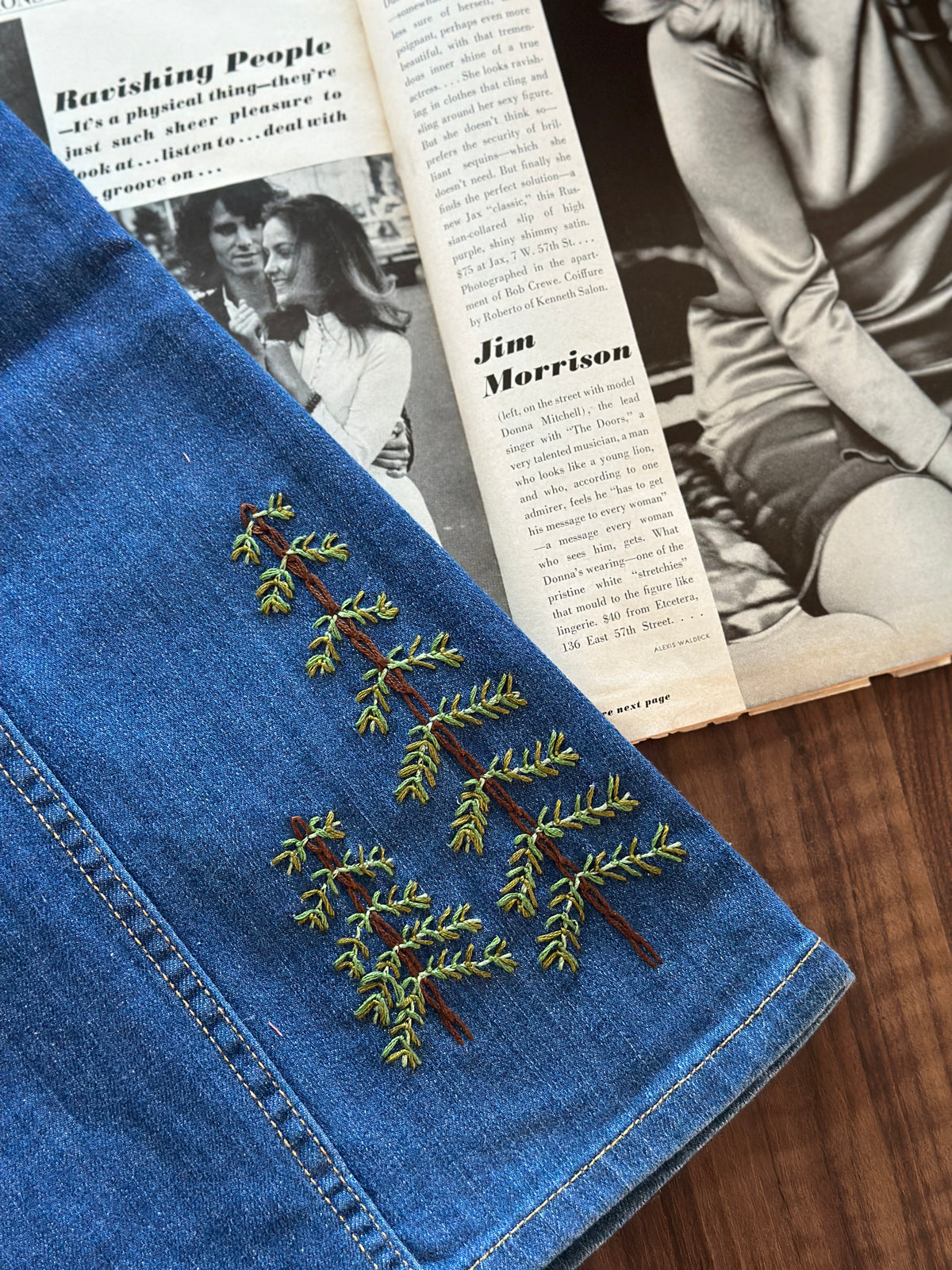 Tree Hugger Sun Jean (one of a kind sz 26)