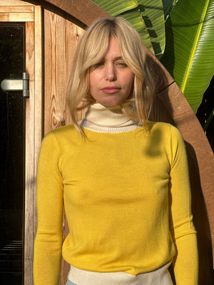 
                  
                    Camille turtleneck in sunshine
                  
                