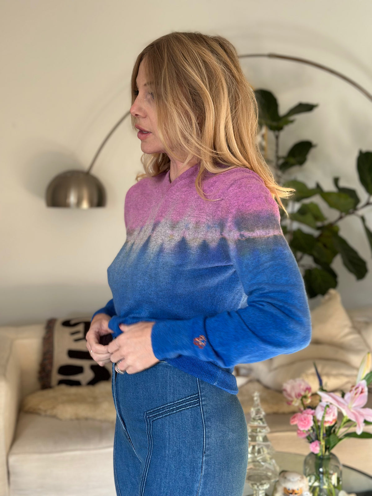 Eyes of the World Cashmere Sweater FINAL SALE