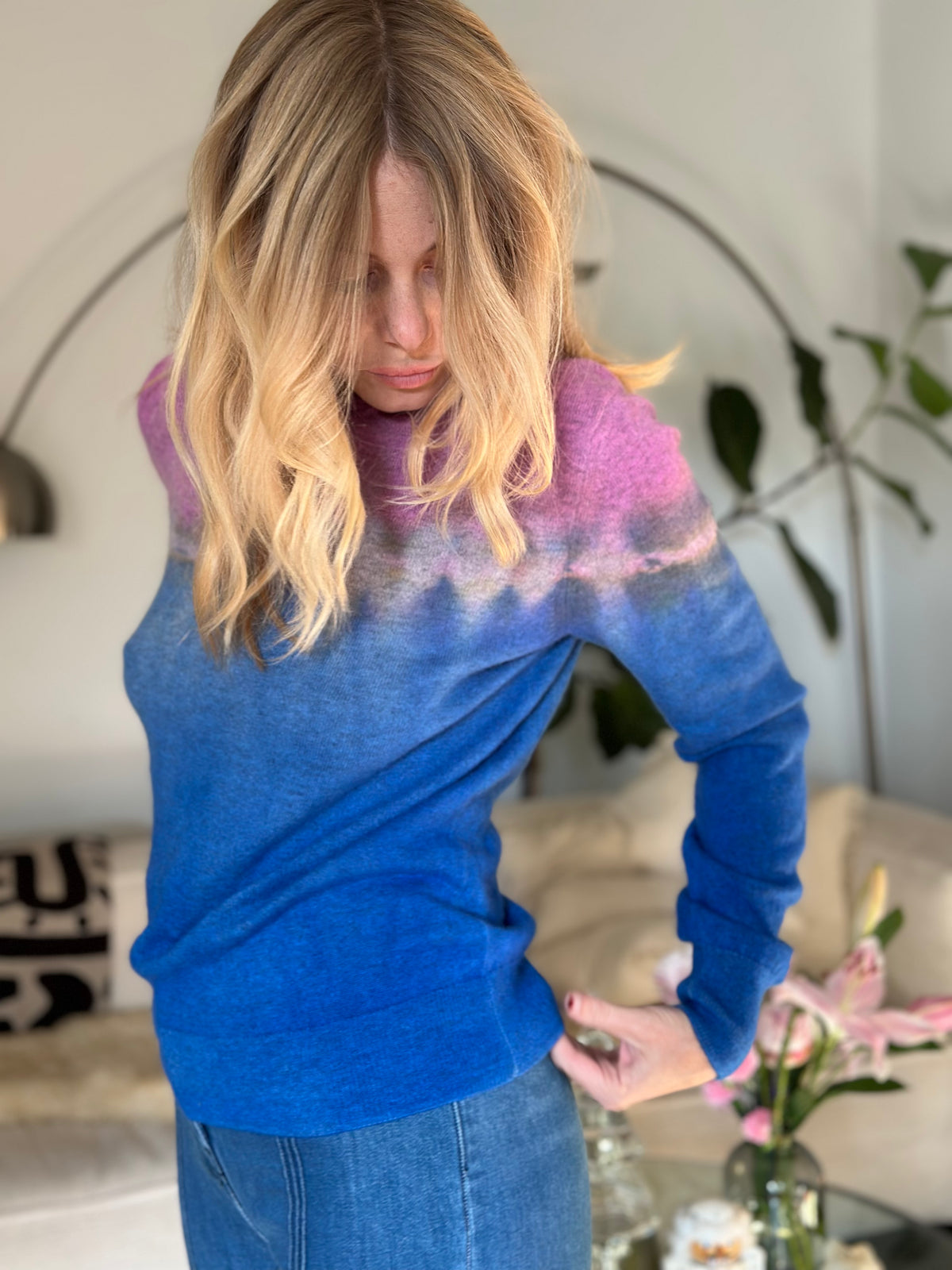 Eyes of the World Cashmere Sweater FINAL SALE