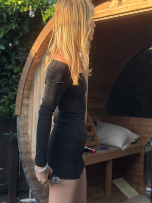 
                  
                    The Idol mini dress in night
                  
                