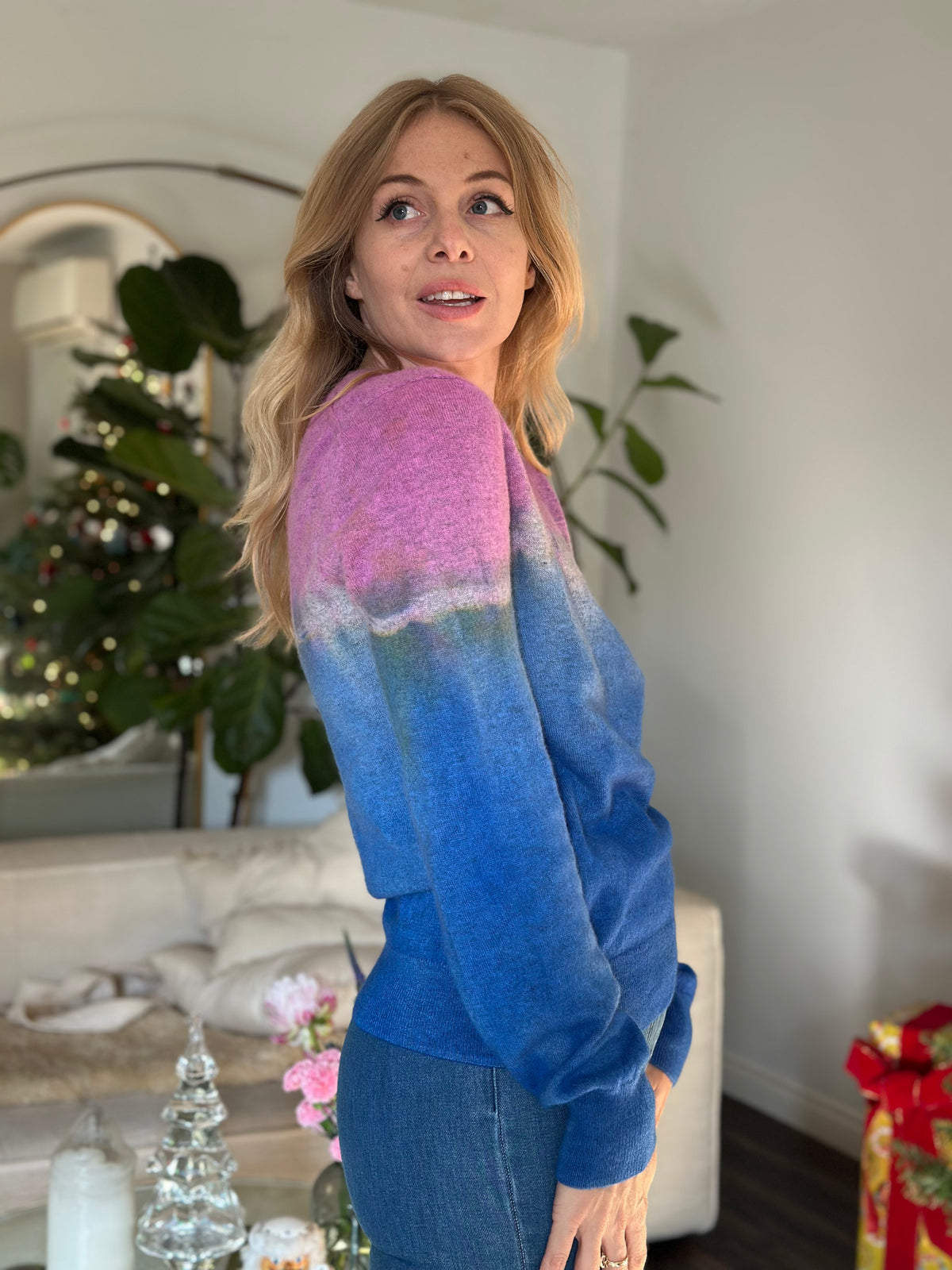 Eyes of the World Cashmere Sweater FINAL SALE