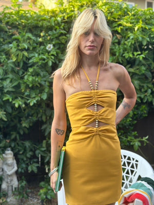 
                  
                    Jamaica dress in mustard
                  
                