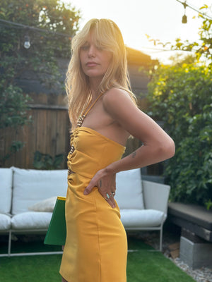 
                  
                    Jamaica dress in mustard
                  
                