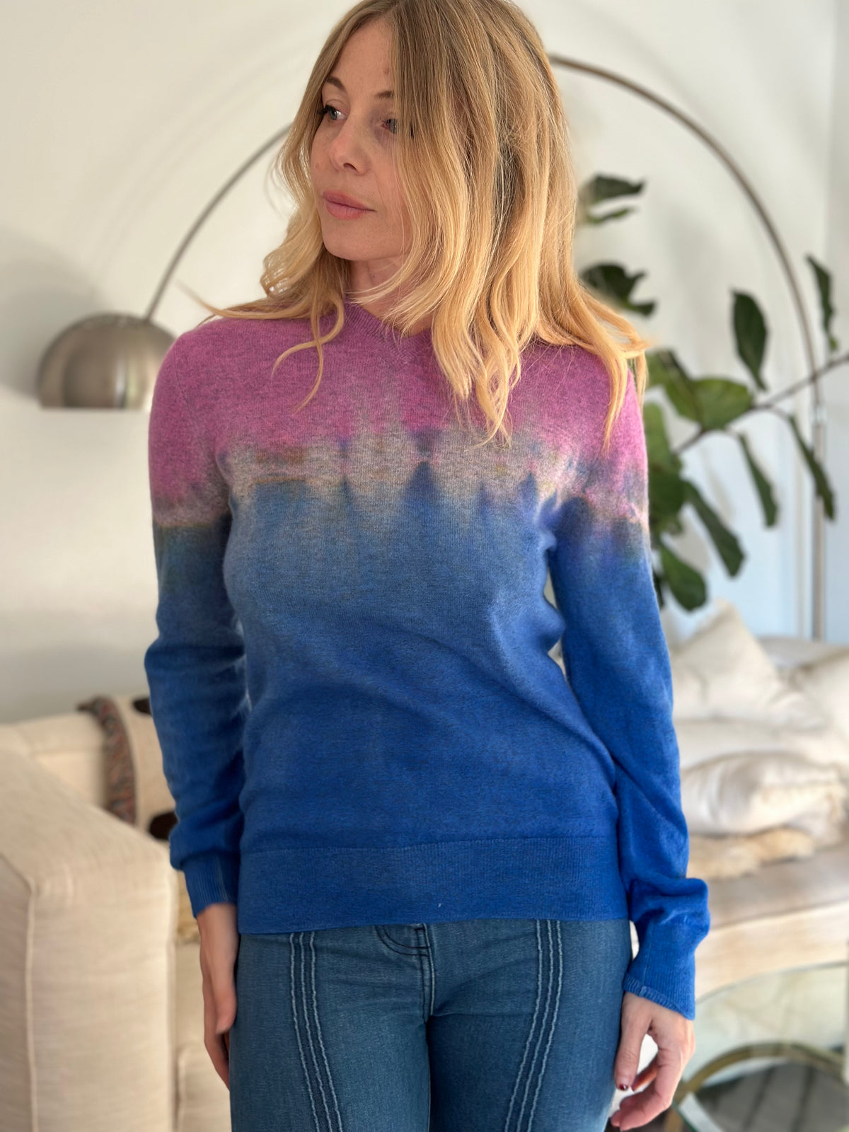 Eyes of the World Cashmere Sweater FINAL SALE