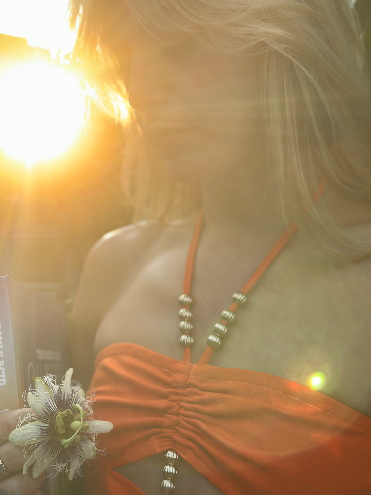 Jamaica dress in tangerine