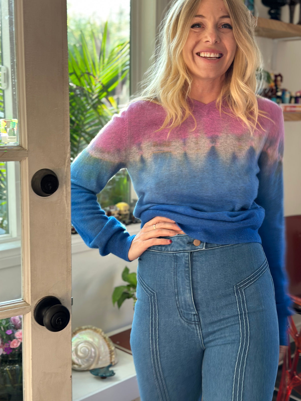 Eyes of the World Cashmere Sweater FINAL SALE