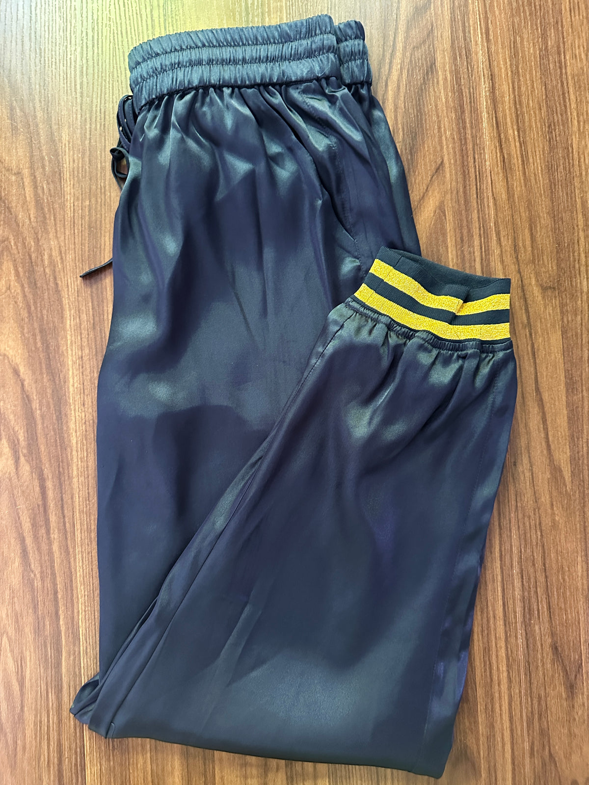 Satin Navy Jogger FINAL SALE