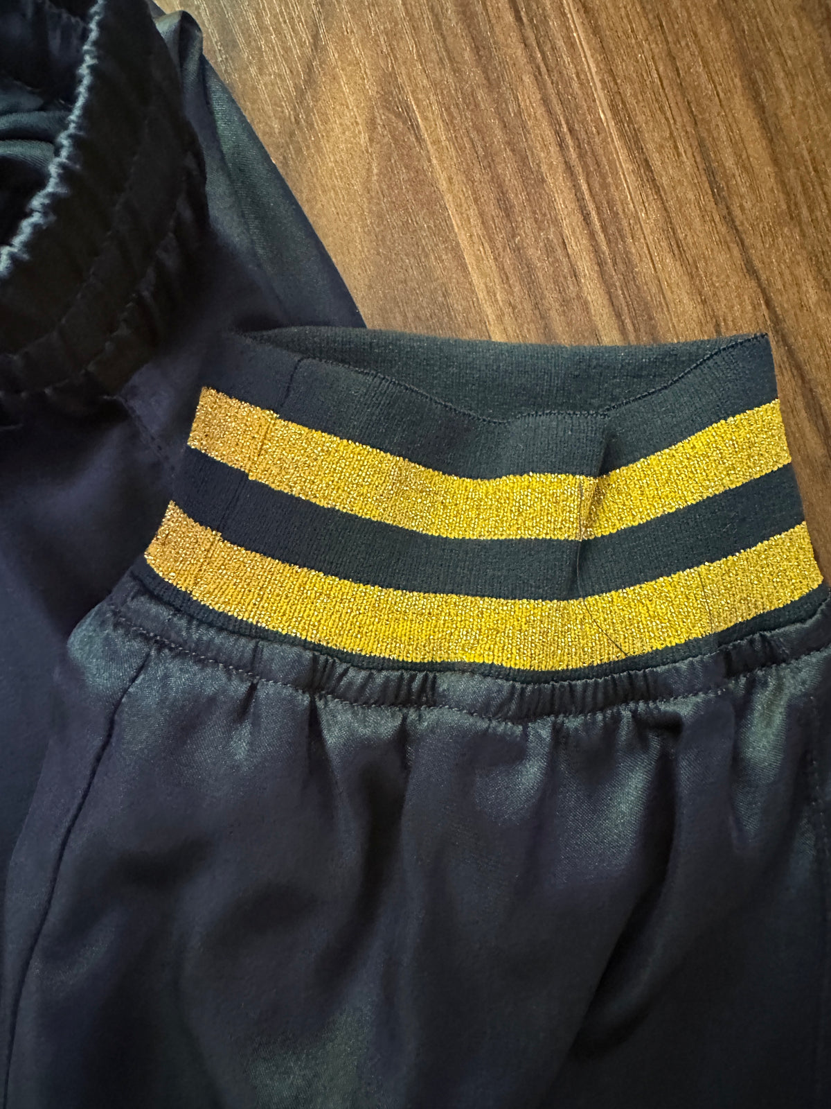 Satin Navy Jogger FINAL SALE