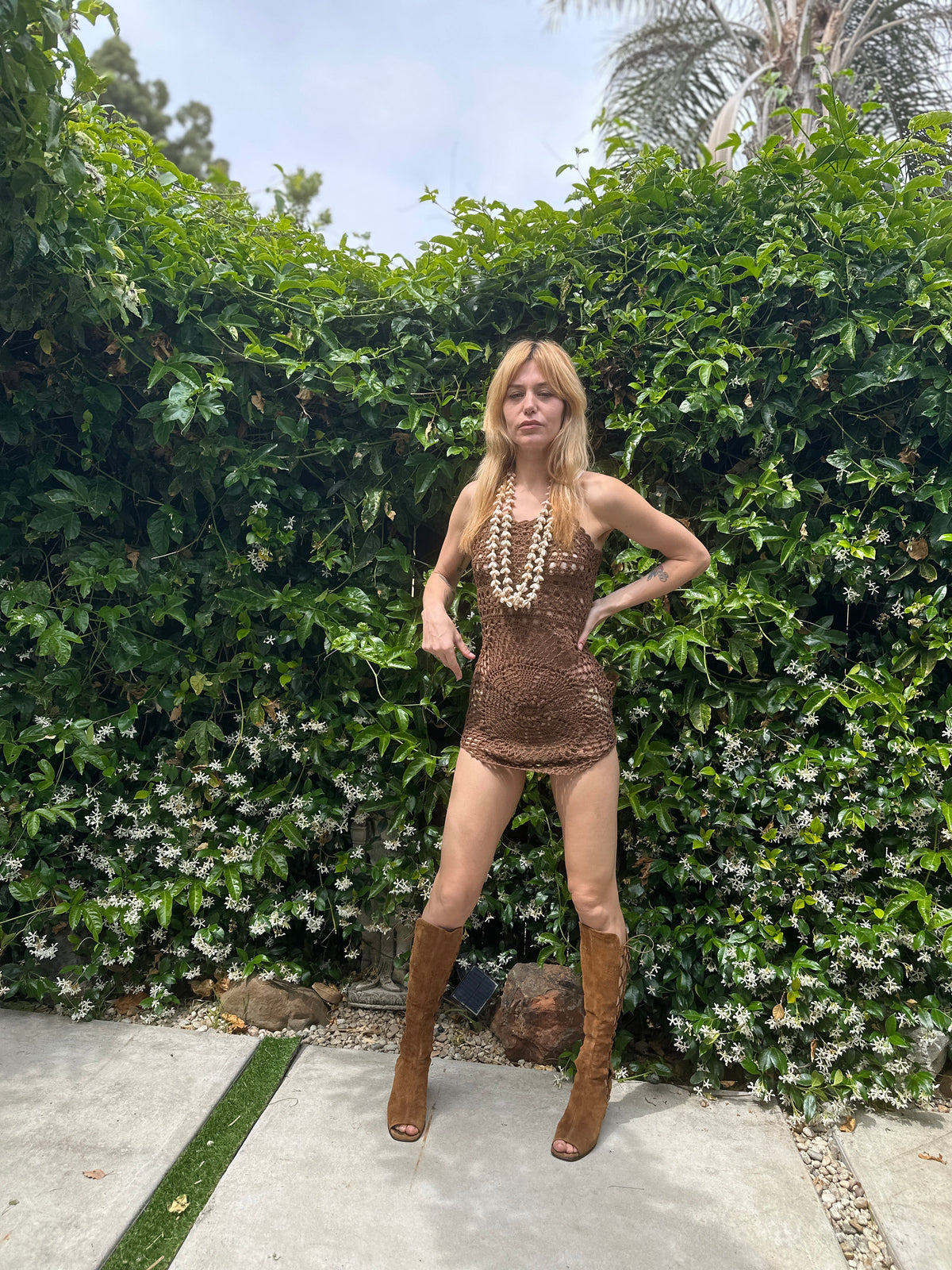 Flower Child crochet cover-up FINAL SALE