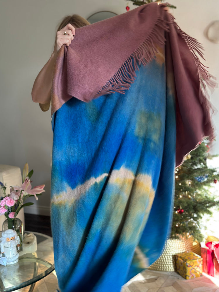 
                  
                    Into the Mystic Hand-Dyed Cashmere Blanket
                  
                