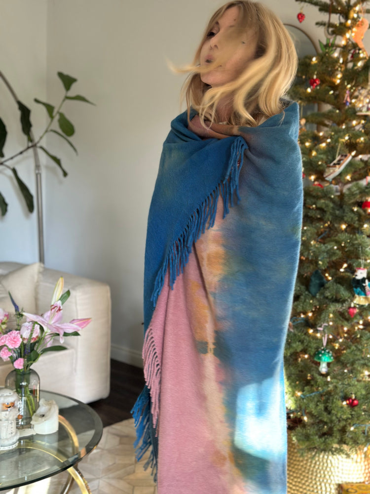 
                  
                    Into the Mystic Hand-Dyed Cashmere Blanket
                  
                