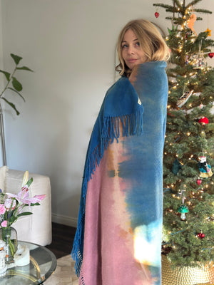 
                  
                    Into the Mystic Hand-Dyed Cashmere Blanket
                  
                