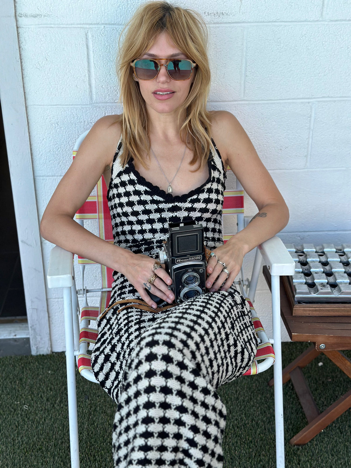 Clouds In My Coffee Crochet Dress