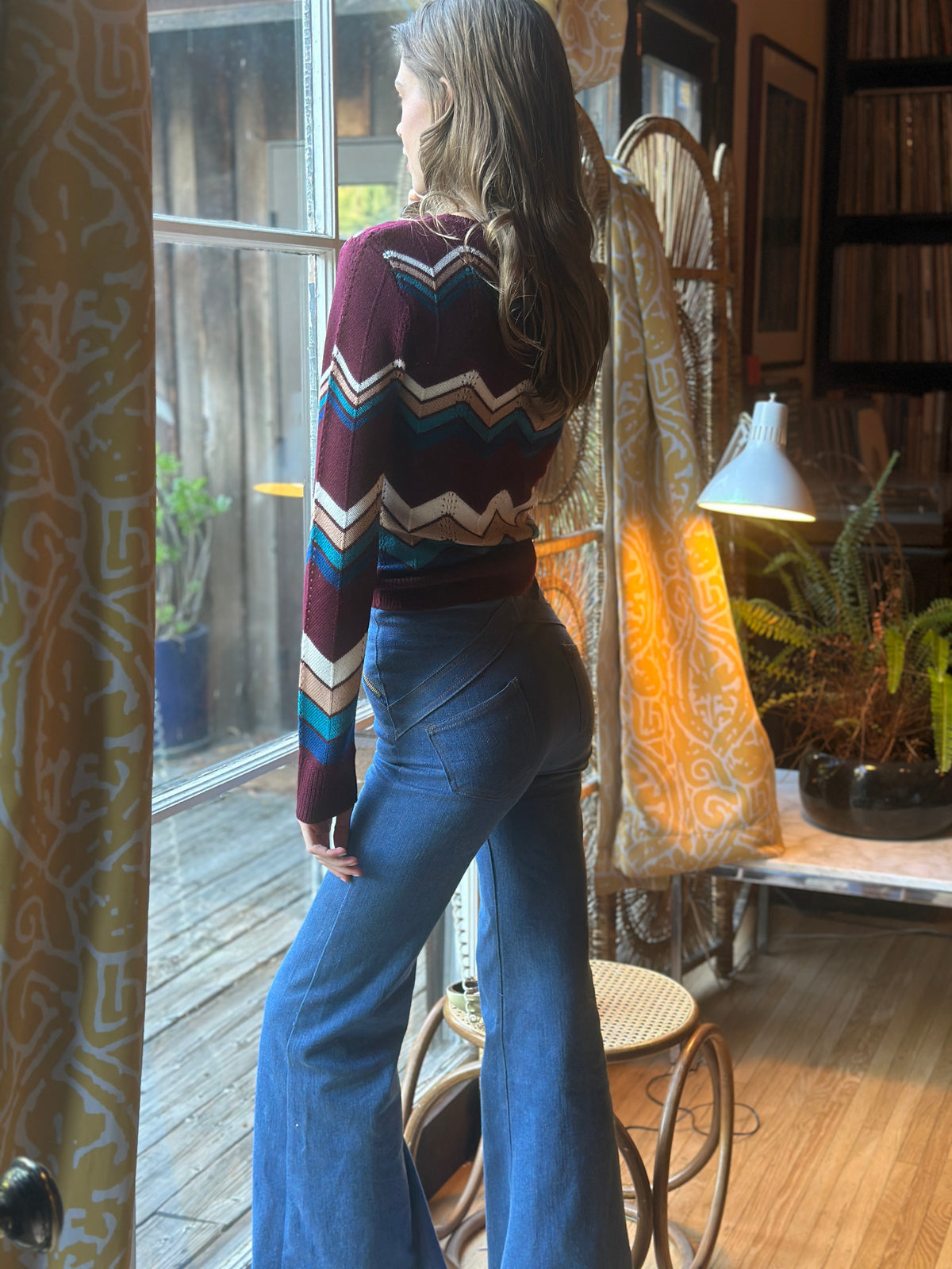 ziggy sweater in plum
