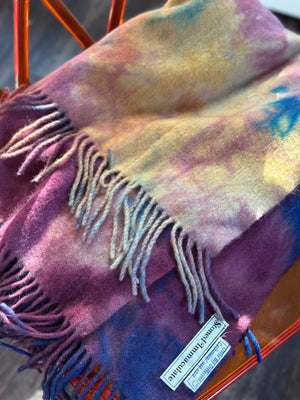 
                  
                    Space Age Hand-Dyed Cashmere Blanket
                  
                