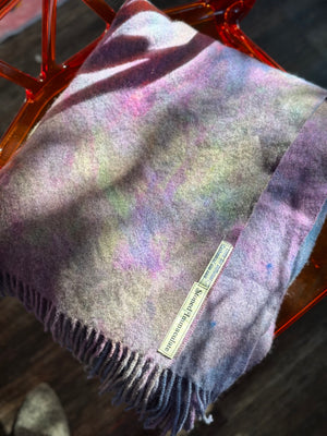 
                  
                    Purple Haze Hand-Dyed Cashmere Blanket
                  
                