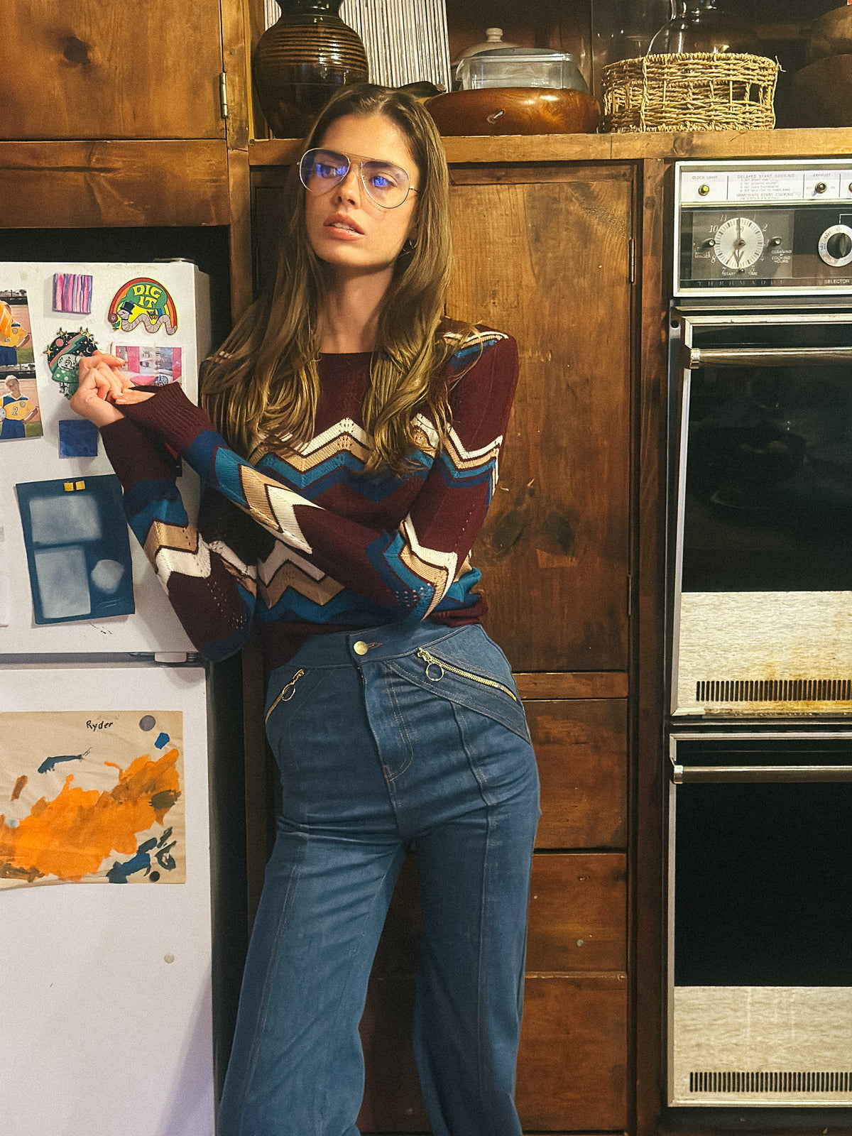 ziggy sweater in plum