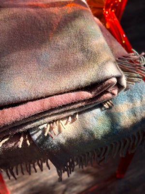 
                  
                    Dolores Park Hand-Dyed Cashmere Blanket
                  
                