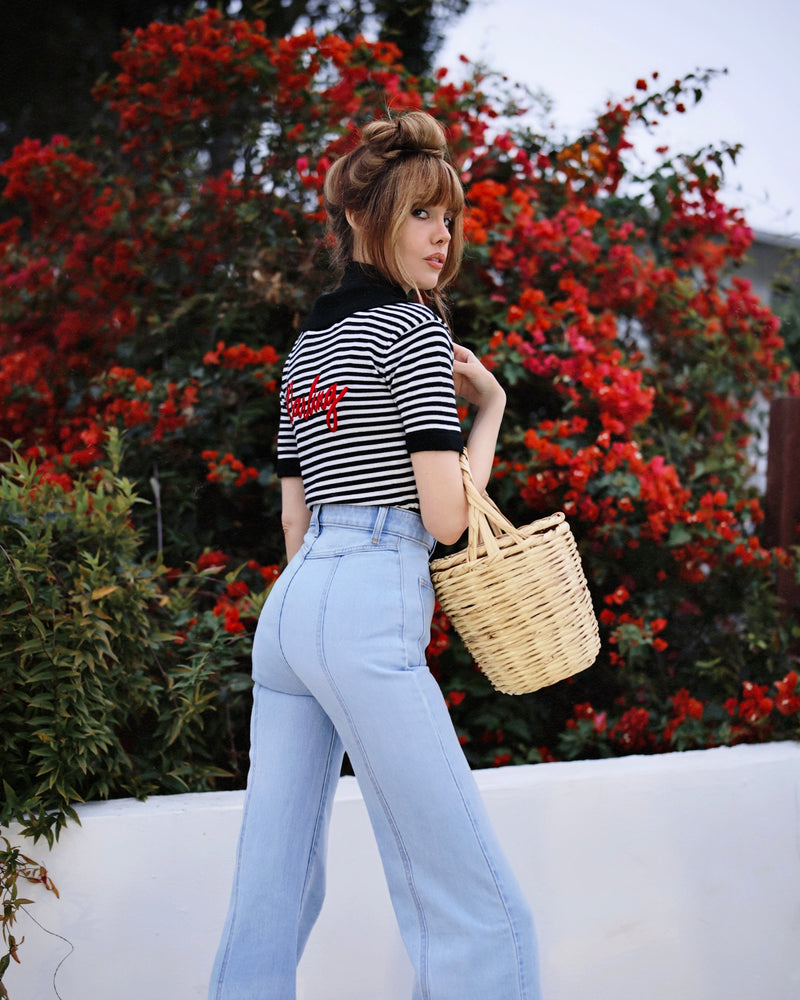 
                  
                    bardot high waisted bells in topanga
                  
                