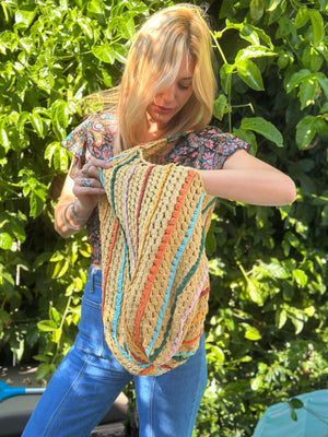 
                  
                    The Hippies Were Right bag in moss
                  
                