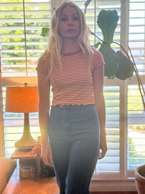 
                  
                    Bardot Tee in tan
                  
                