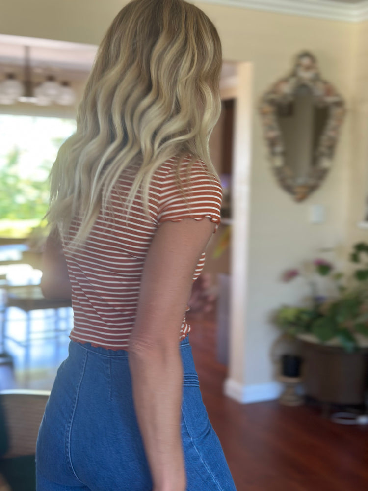 
                  
                    Bardot Tee in tan
                  
                