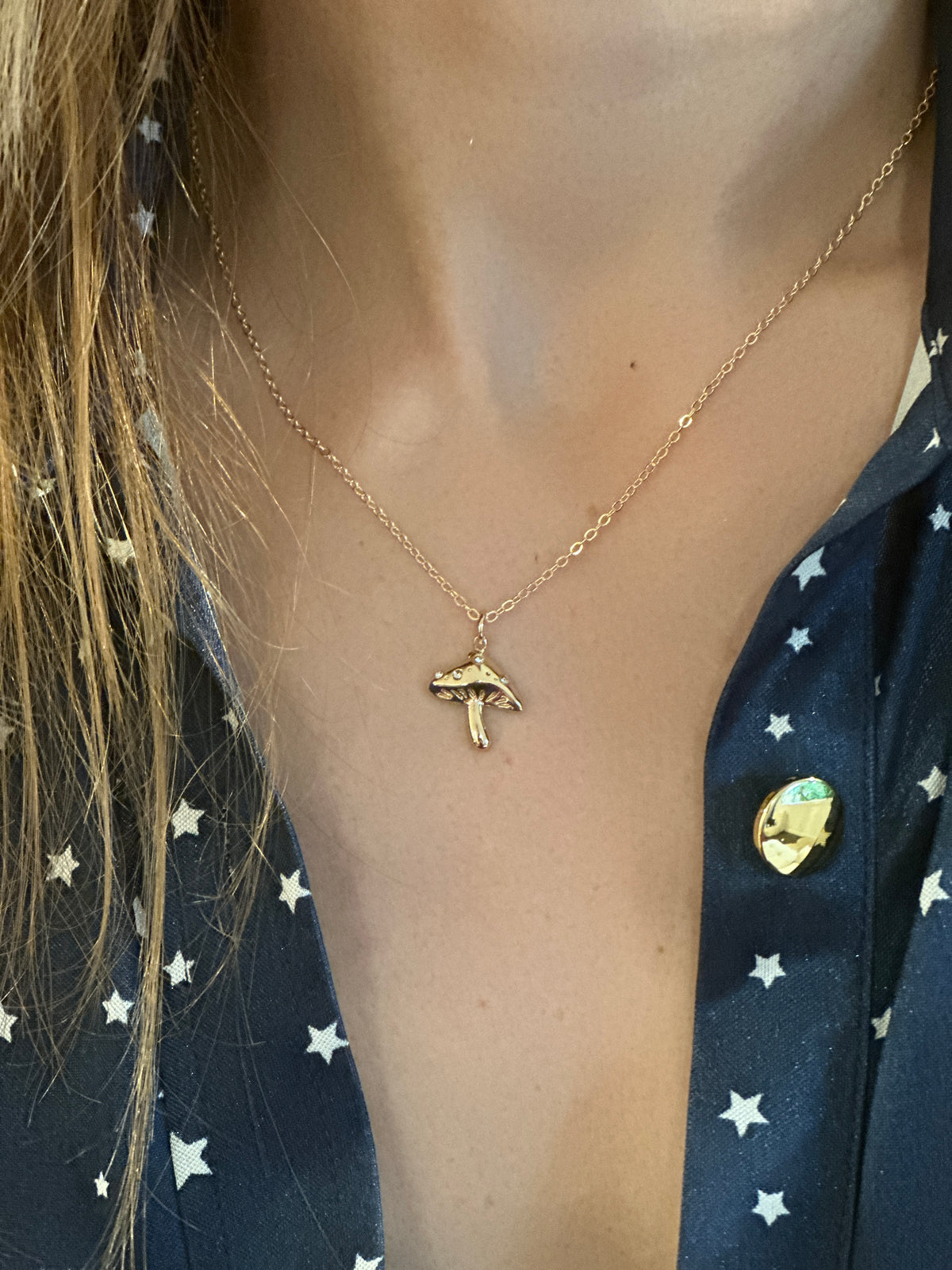 magic mushroom necklace