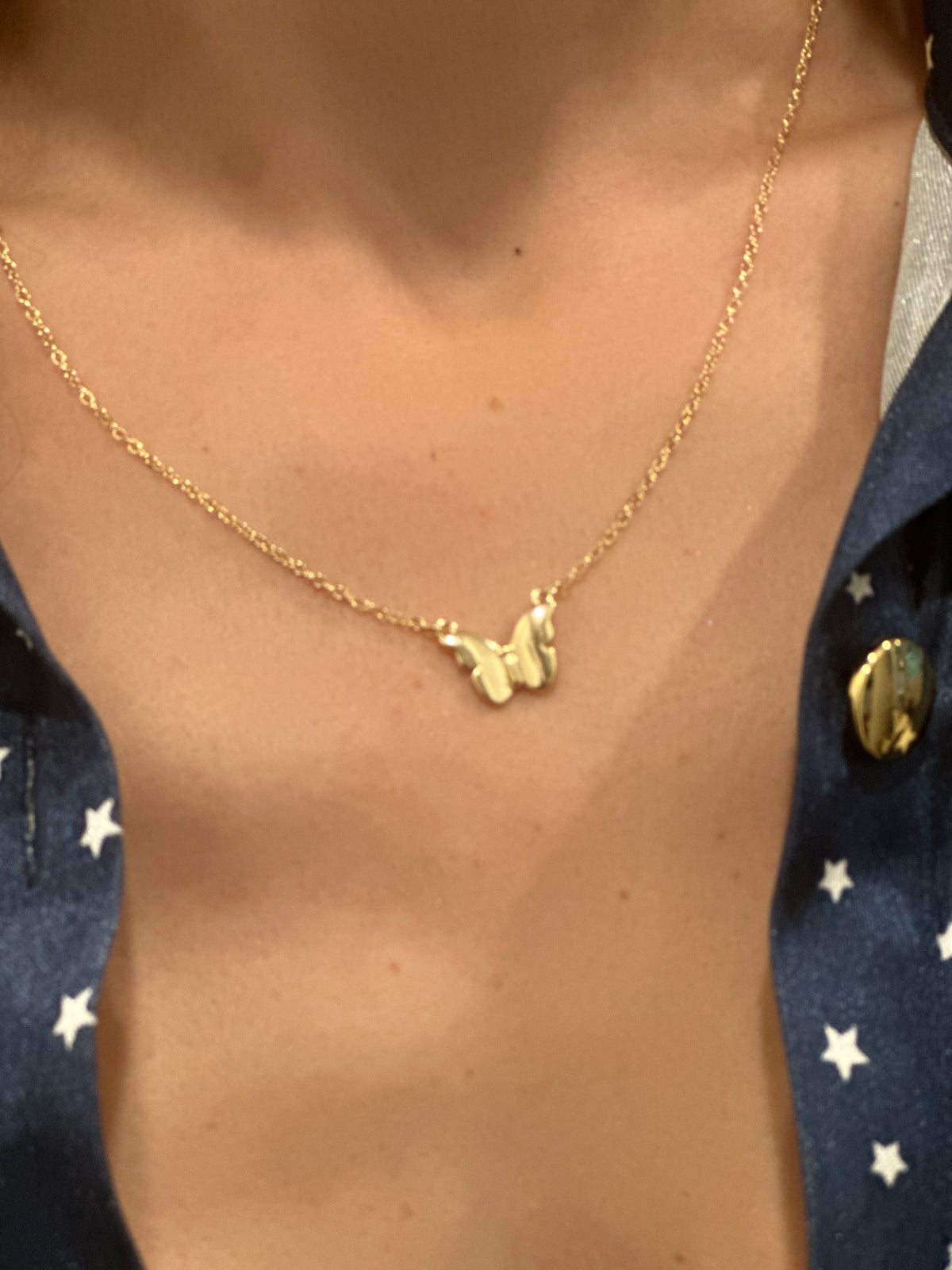 butterflies are free necklace