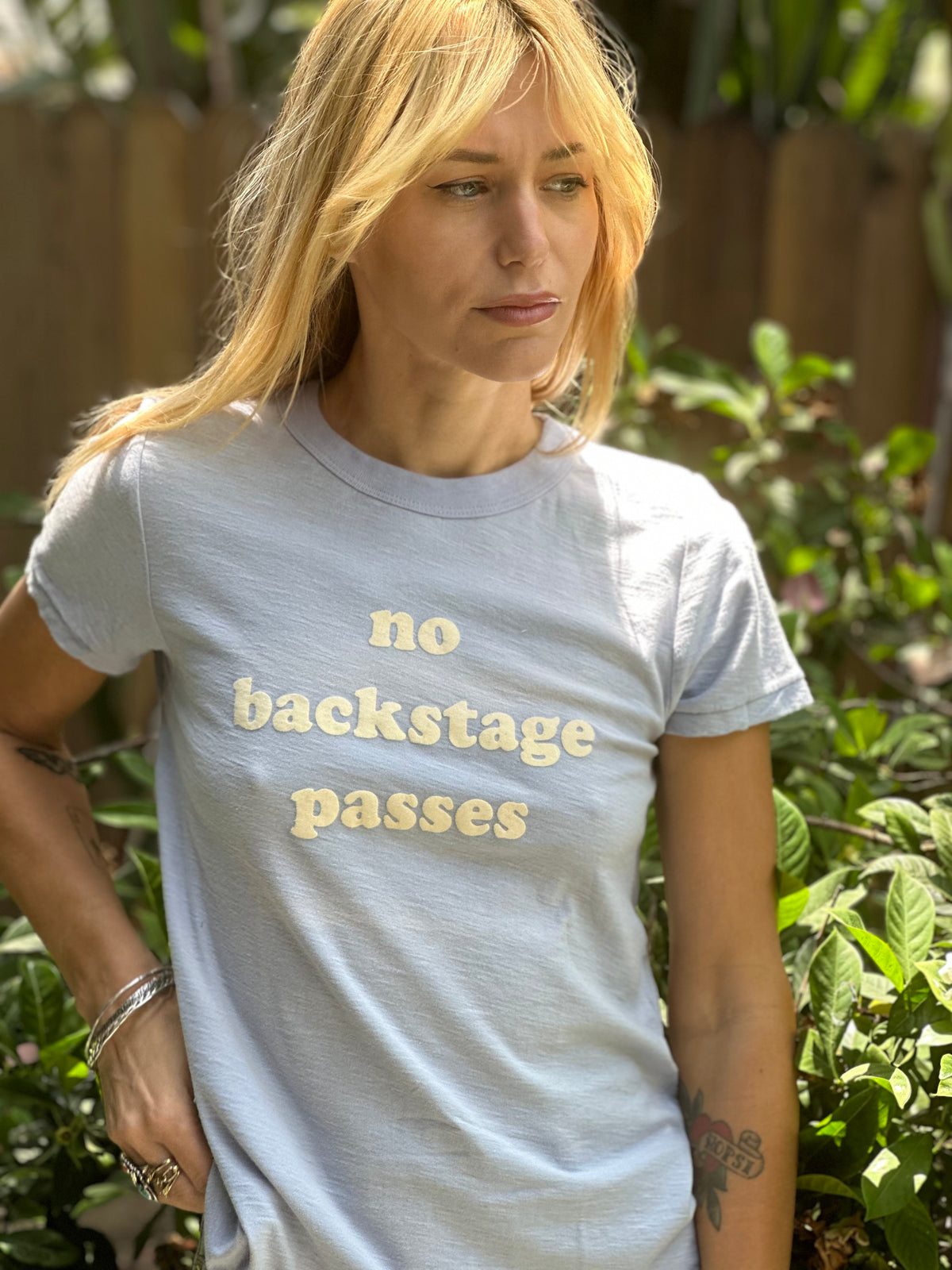 No Backstage Passes tee
