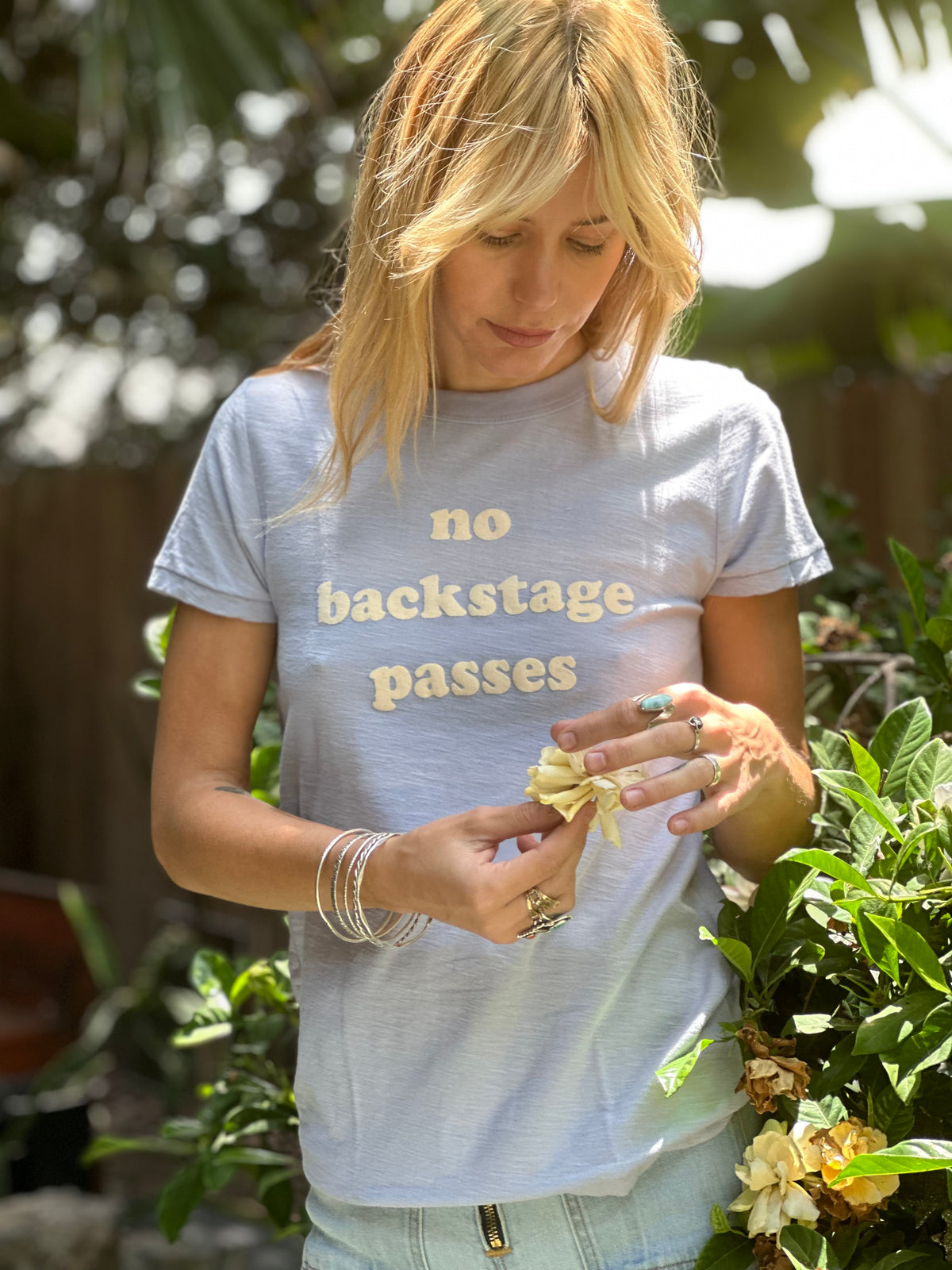 No Backstage Passes tee