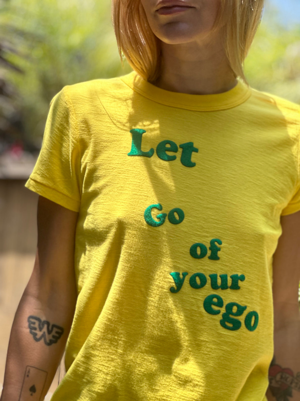 Let Go of Your Ego tee