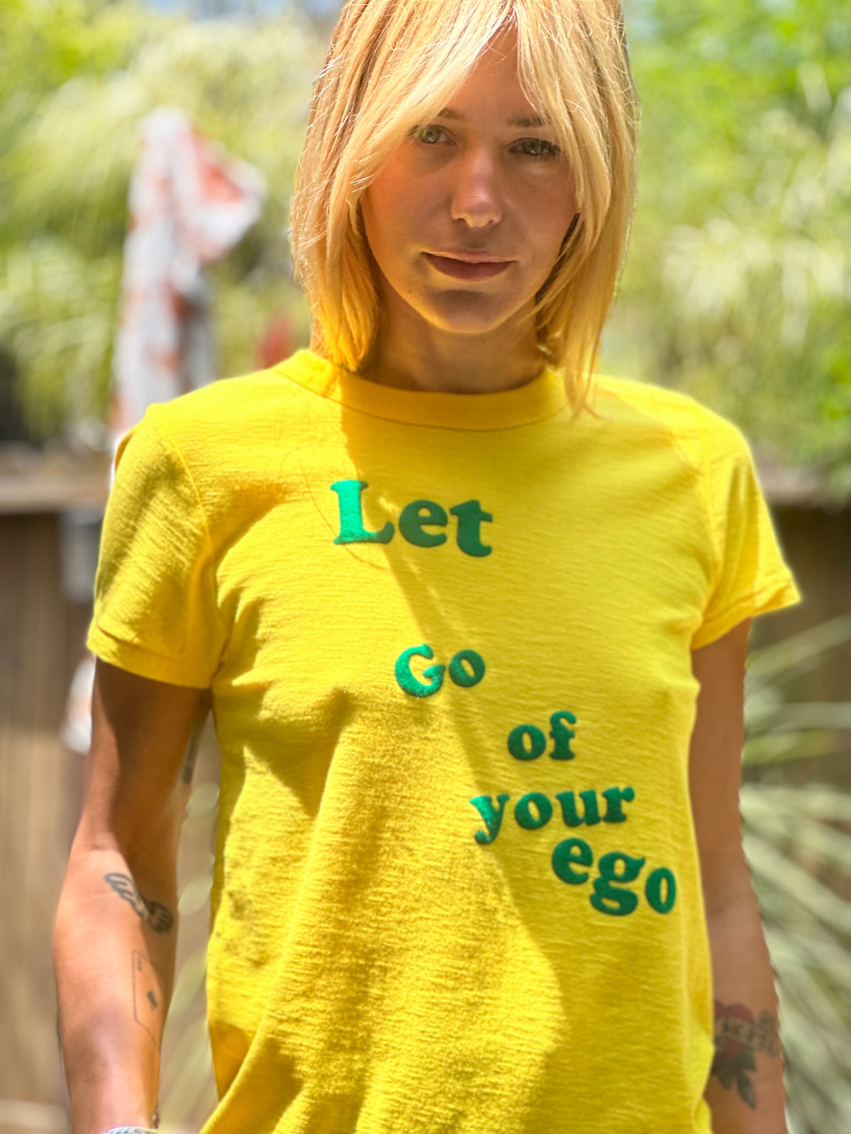 Let Go of Your Ego tee